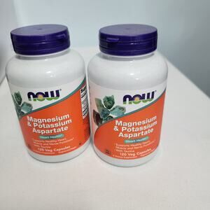 NOW Foods Supplements, Magnesium & Potassium Aspartate with Taurine 121725-2M5